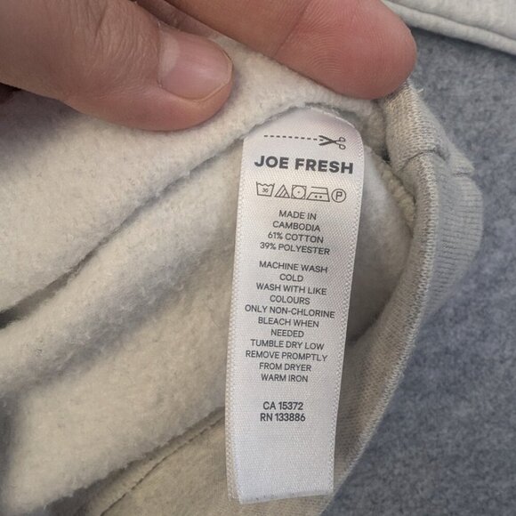 Mickey Mouse Kissing Sweater Joe Fresh Grey Sweater XS - Picture 6 of 7